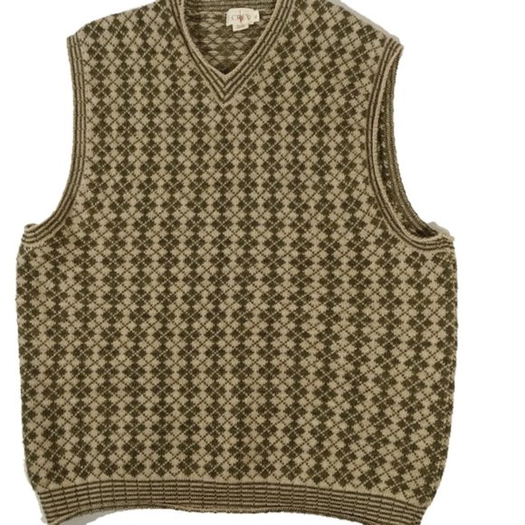 J. Crew Other - Vintage J. Crew Soft Wool Sweater Vest Sz XL